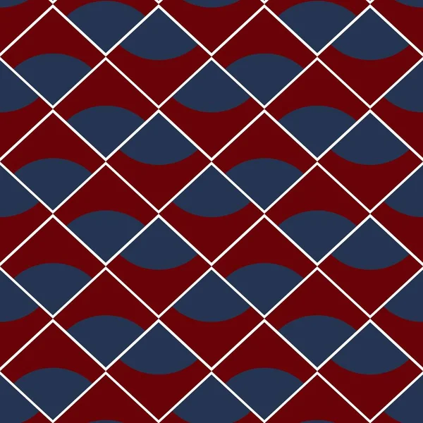 Abstract Naadloos Geometrisch Patroon Vectorontwerp Stof Patroon Usa Kleur Stijl Stockvector