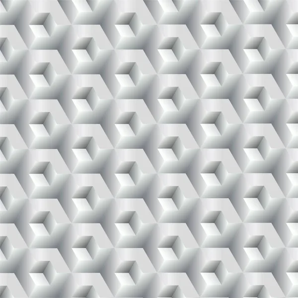 Witte Geometrische Textuur Vector Naadloze Backgroun Stockvector
