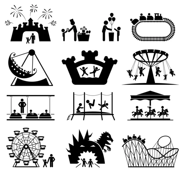 Childhood vector set. Pictogram icon set. Royalty Free Stock Illustrations