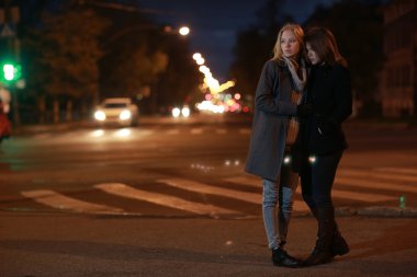 İki genç kız arkadaşım kış