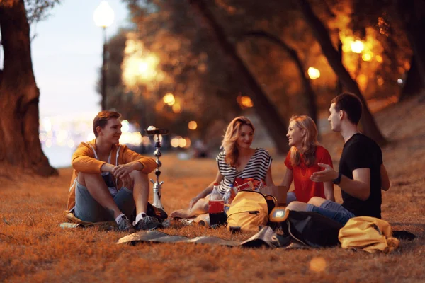 Picnic de otoño para jóvenes — Foto de Stock