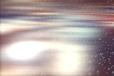 Hareketli kar ile çok renkli çizgiler