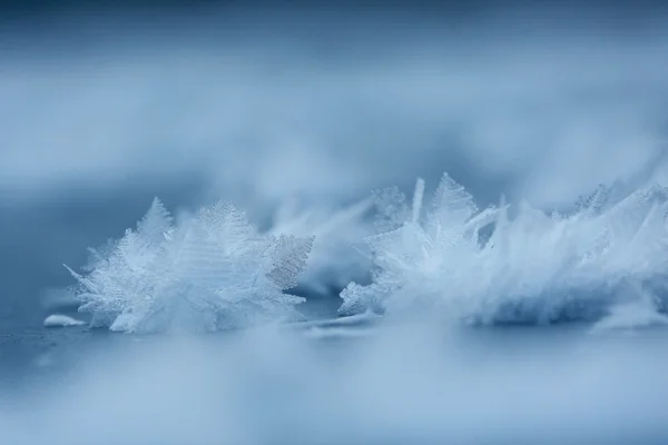 晴れた日に凍った湖 — ストック写真