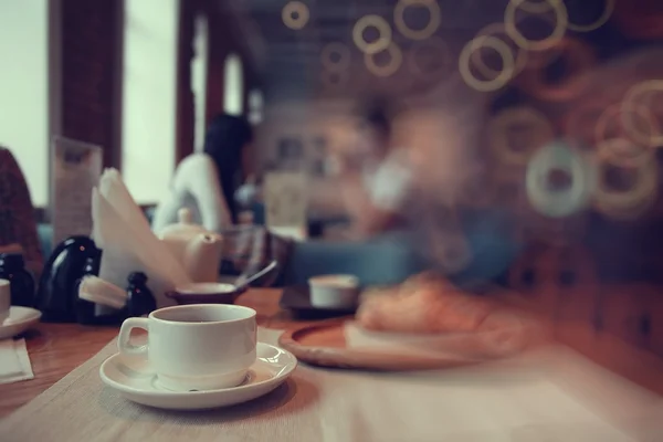 Ristorante interno offuscato — Foto Stock