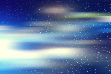 Hareketli kar ile çok renkli çizgiler