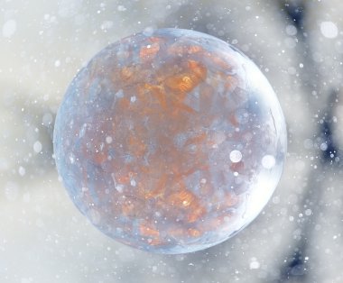  donmuş sabun köpüğü