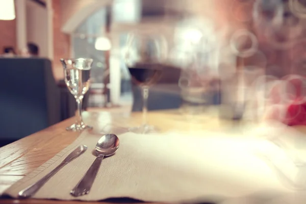 Blurred restaurant interior — Stock Photo, Image