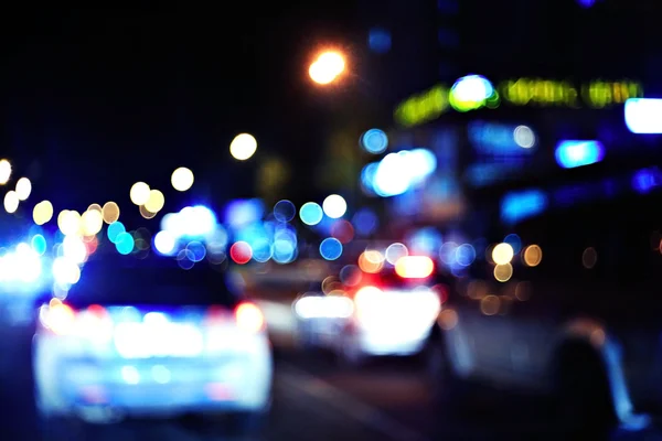 Nächtliche Straßenbeleuchtung — Stockfoto