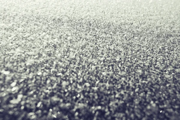 Rimfrost snö textur — Stockfoto