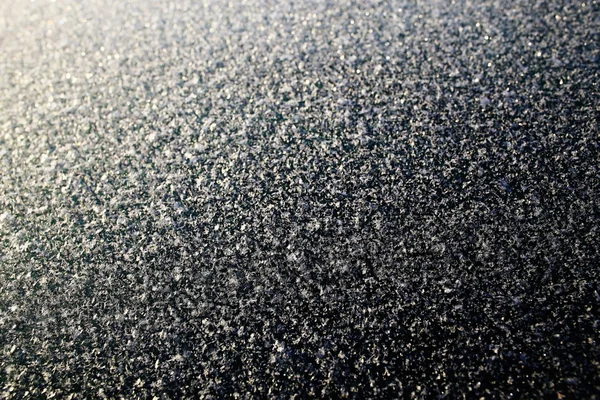 Textura de neve rime — Fotografia de Stock