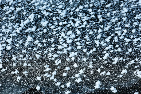 Rime snow texture — Stock Photo, Image