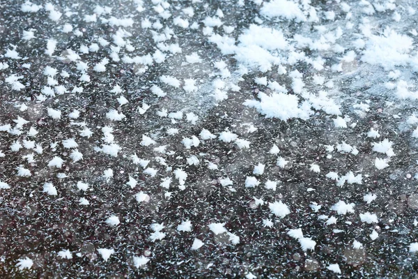 Textura blanca nieve — Foto de Stock