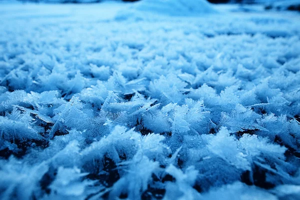 Textura de neve rime — Fotografia de Stock