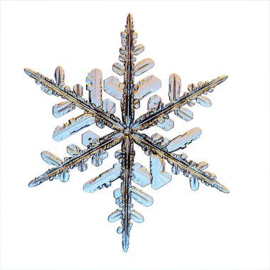 doğal kristal kar tanesi
