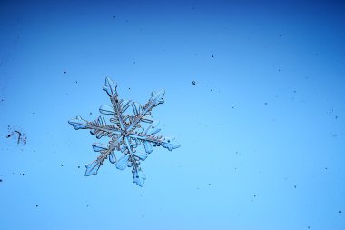 doğal kristal kar tanesi