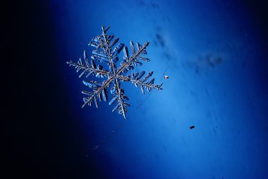 doğal kristal kar tanesi