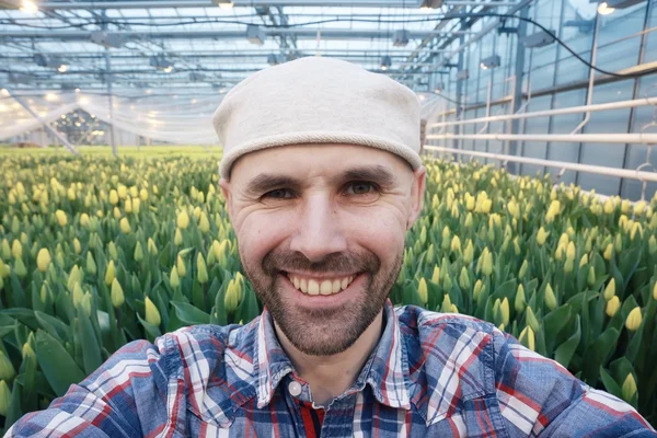 Young man with a beard — Stock Photo, Image