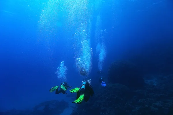 Freediving scuba foto — Stockfoto