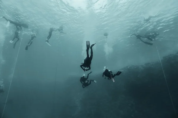 Zdjęcie scuba freedivingu — Zdjęcie stockowe