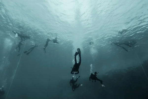 Zdjęcie scuba freedivingu — Zdjęcie stockowe