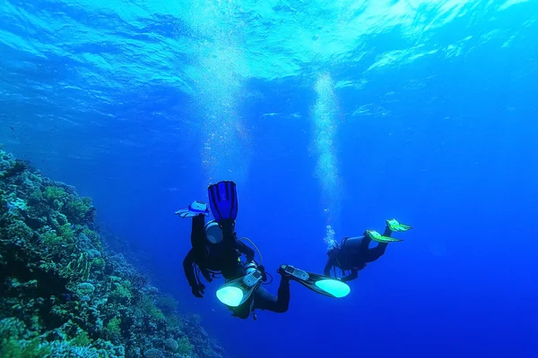 Foto de buceo freediving — Foto de Stock