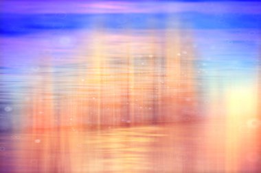 Turuncu degrade bulanıklık