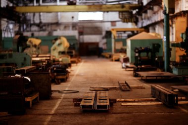 Endüstriyel Fabrika arka plan üzerinde