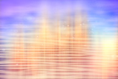 Turuncu degrade bulanıklık