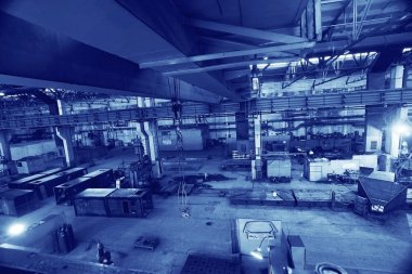 Endüstriyel Fabrika arka plan üzerinde