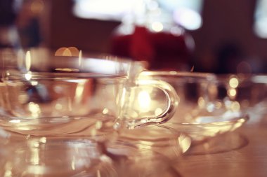 arka planda bir Fransız restoranı