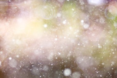 Bokeh arka plan daireler ile