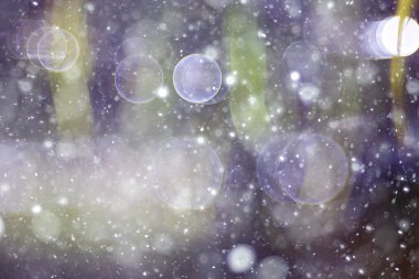 arka plan bulanık bokeh parlama yağmur