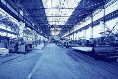 Endüstriyel Fabrika arka plan üzerinde