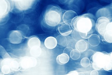 Simli mavi parlak nokta yağmur kar