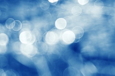 Simli mavi parlak nokta yağmur kar