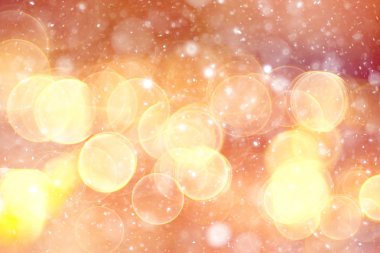 bulanık turuncu bokeh arka plan