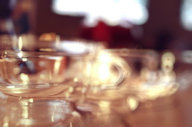 arka planda bir Fransız restoranı