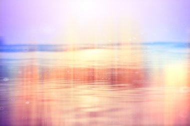 Turuncu degrade bulanıklık