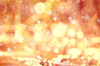 bulanık turuncu bokeh arka plan