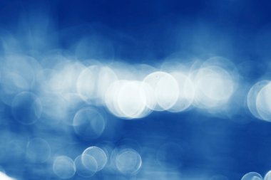 Simli mavi parlak nokta yağmur kar