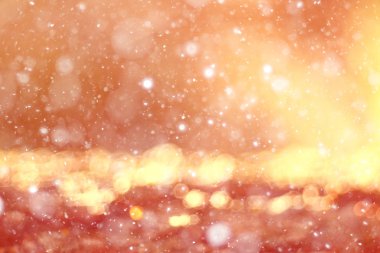 bulanık turuncu bokeh arka plan