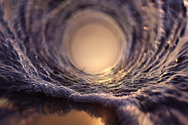 Water sea and surf swirl — Stock Photo, Image