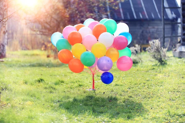 Doku renkli balon — Stok fotoğraf