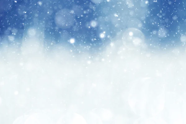Silbrig blau unterstreicht Schnee Regen — Stockfoto