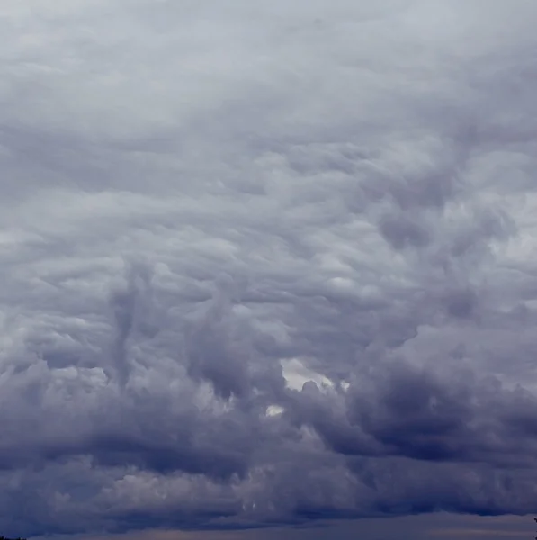 Gloomy gray sky — Stock Photo, Image