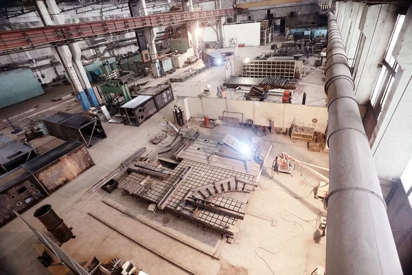 Industriële fabriek op achtergrond — Stockfoto