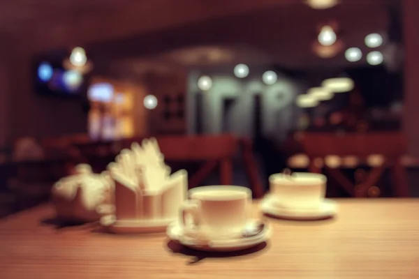 Cup of tea at a cafe — Stock Photo, Image