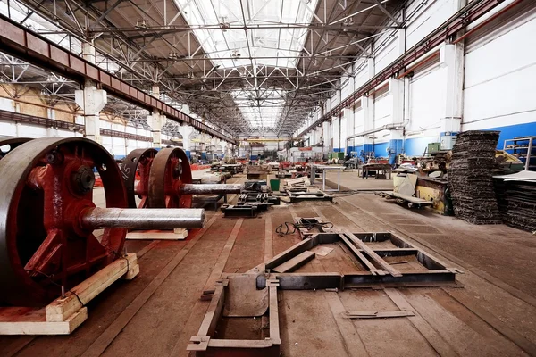 Fabbrica industriale sullo sfondo — Foto Stock