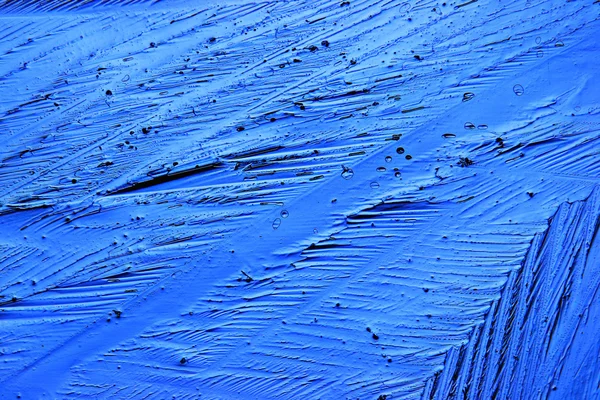 Texture glace bleue — Photo