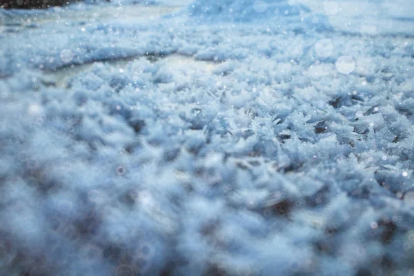 Textura de la hermosa nieve —  Fotos de Stock